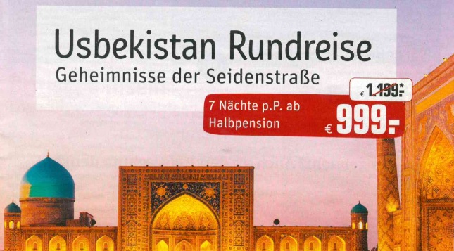 Немецкая торговая сеть «REWE Group» рекламирует туристический потенциал Узбекистана