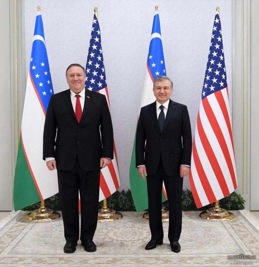 Президент Узбекистана принял Государственного секретаря США