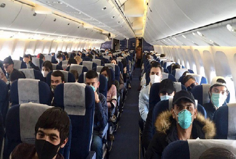 �?з Китая чартерным рейсом в Ташкент возвращаются 250 граждан Узбекистана
