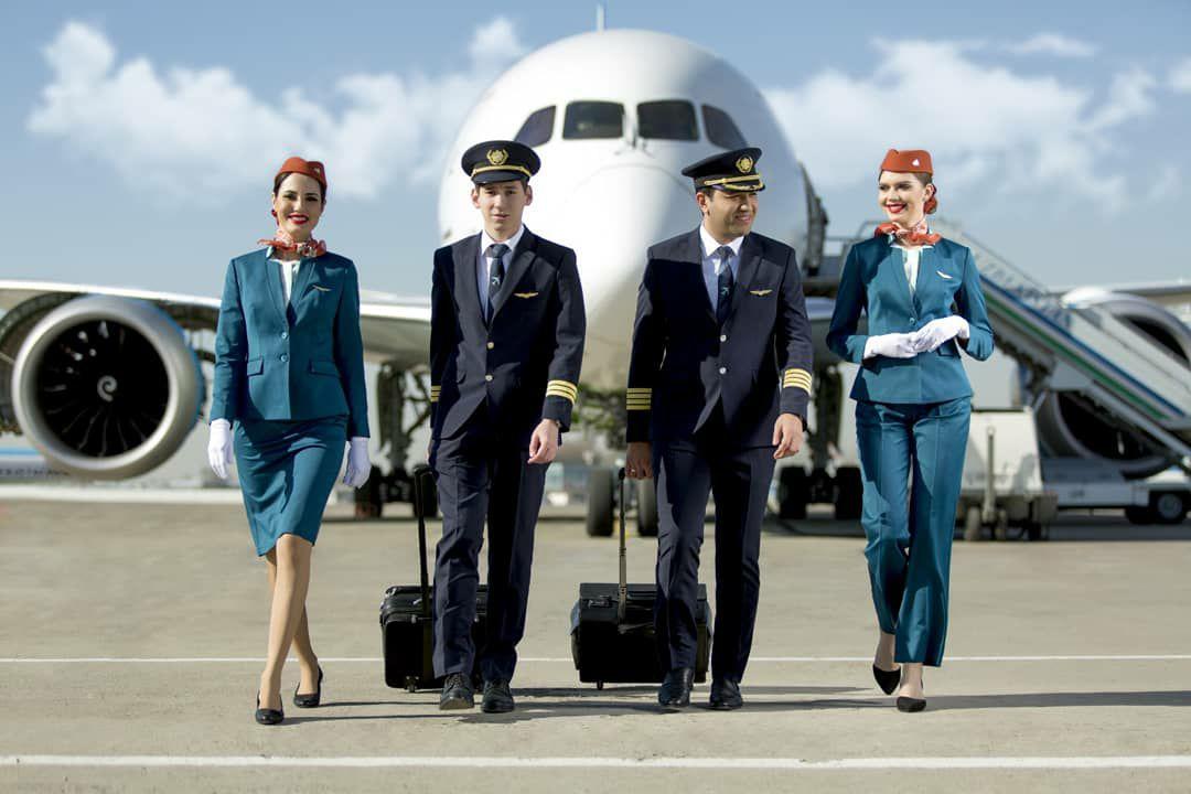 Pilots and flight attendants of “Uzbekistan Airways” will welcome you on board in an upgraded uniform