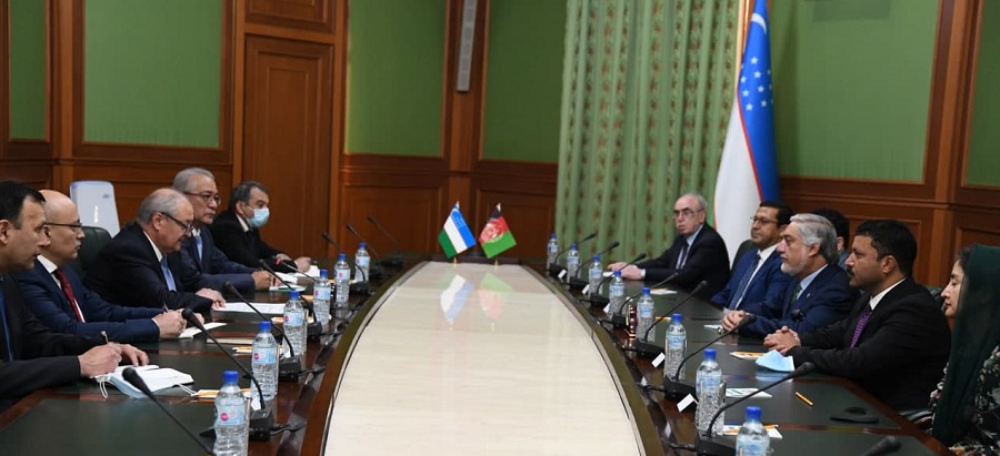 Uzbekistan Foreign Minister meets with the Chairman of the High Council for National Reconciliation of Afghanistan