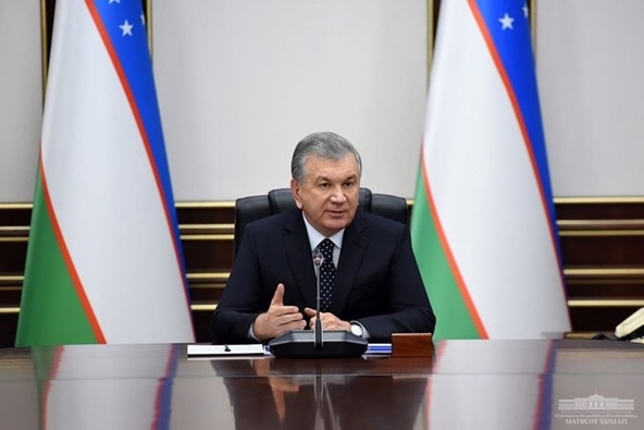 The President of Uzbekistan is briefed on promising projects in the petrochemical industry