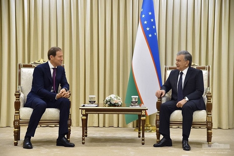 The President of Uzbekistan has received the Minister of Industry and Trade of the Russian Federation