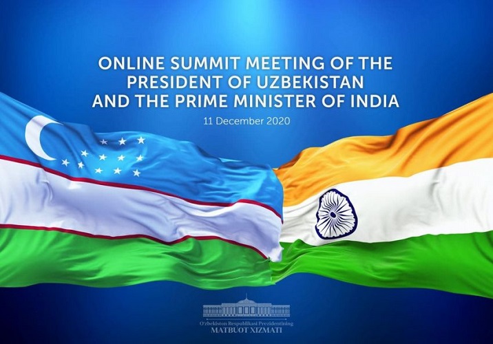 Tomorrow, Leaders of Uzbekistan, India to hold an online summit meeting