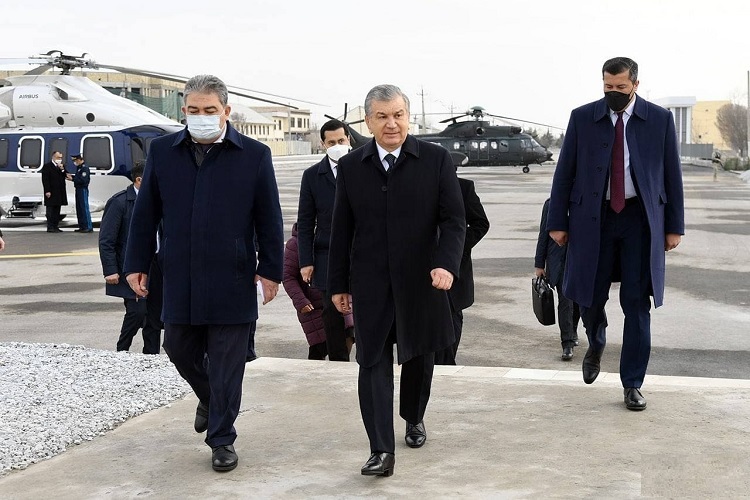 The first point of the visit of the President of Uzbekistan to the Bukhara region was the Alat district, which was affected by a natural disaster last year