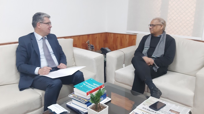 Ambassador of Uzbekistan meets with the Special Secretary at the Ministry of Commerce and Industry of India