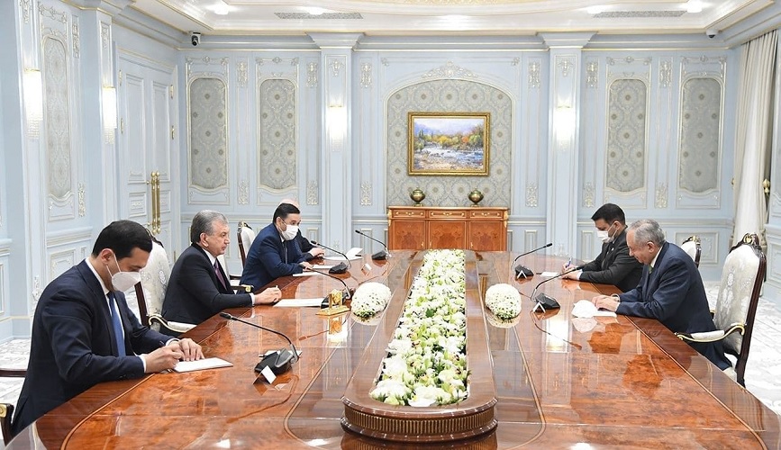 President of Uzbekistan received Adviser to the Prime Minister of Pakistan