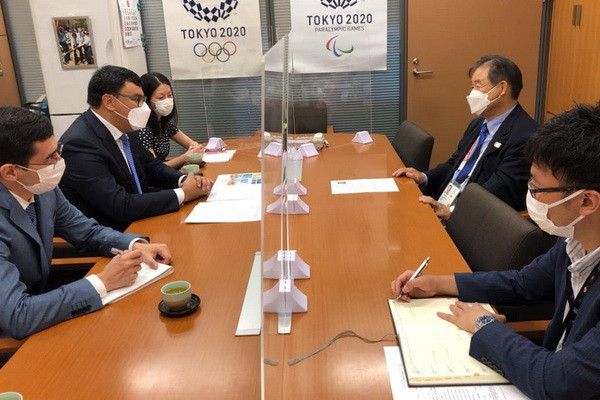 Head of Uzbekistan Olympic delegation meets with the Vice President of the Tokyo 2020 Organizing Committee