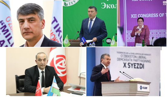 Все политические партии Узбекистана выдвинули кандидатуры на пост Президента страны