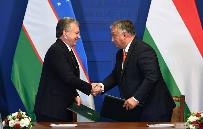 The President of Uzbekistan and Prime Minister of Hungary signed a Joint Statement on the Development of a Strategic Partnership
