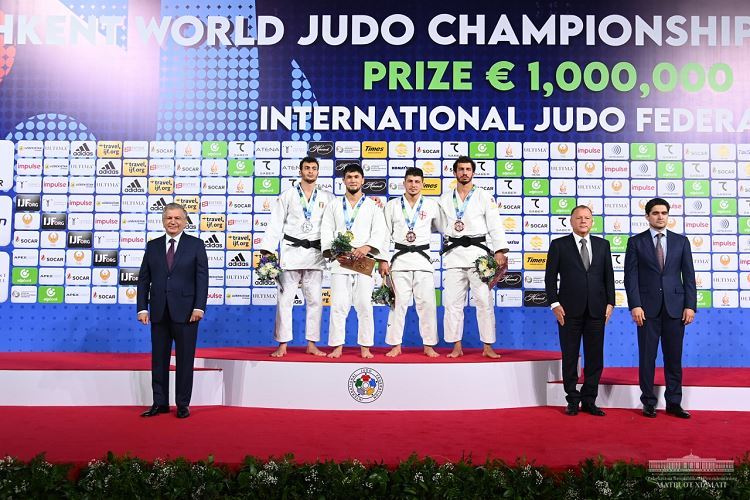 The President of Uzbekistan visited the competitions of the World Judo Championships