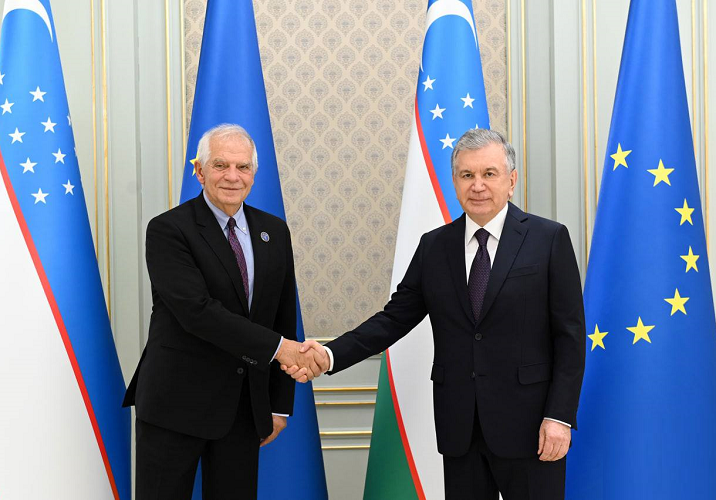 The President of Uzbekistan meets with the EU High Representative for Foreign Affairs and Security Policy