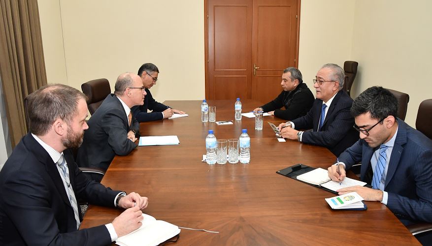 The Special Representative of the President of Uzbekistan meets with the U.S. Ambassador