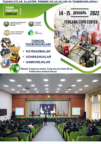 Farg?onada Turkiya ishbilarmonlari ishtirokida «Fergana Fermer Expo Özbekistan – 2022» investitsion tijorat ko?rgazmasi ochildi