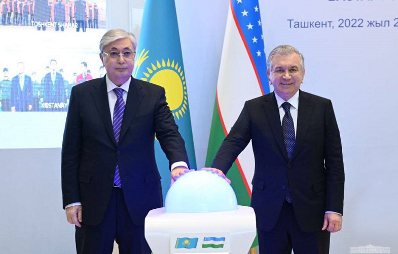 Uzbekistan, Kazakhstan Presidents launch cooperation projects