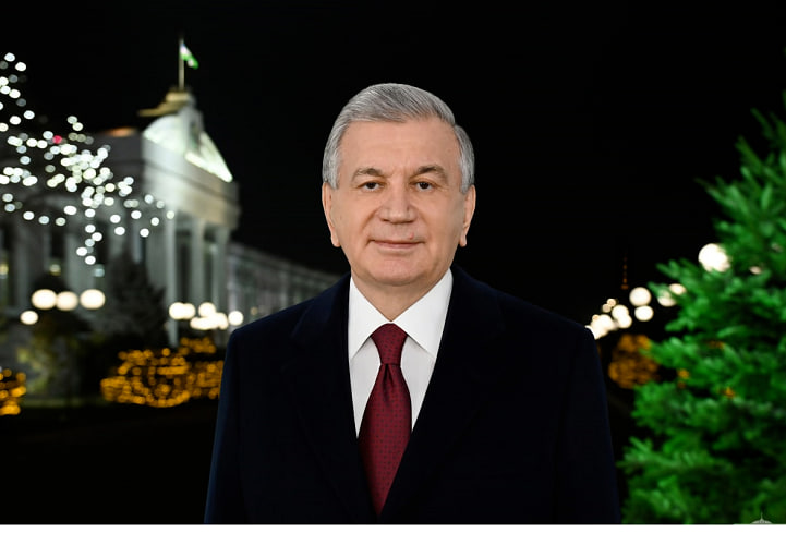 The President congratulated the people of Uzbekistan on the New Year