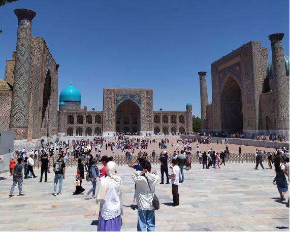 More than a million tourists visited the Registan Ensemble in 2022