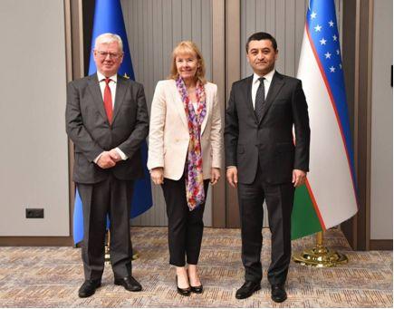 Acting Foreign Minister of Uzbekistan met with the EU Special Representatives for Central Asia and Human Rights