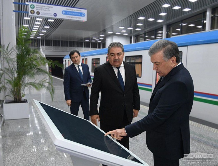 CONSTRUCTION OF FIRST OVERGROUND STATIONS IN TASHKENT METRO COMPLETE