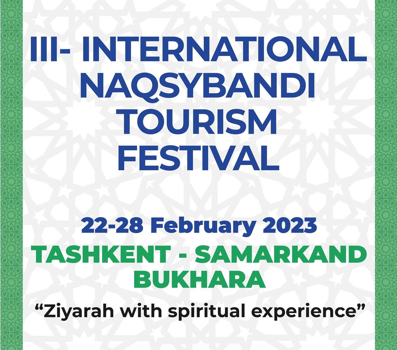 Bukhara to host the Third International Naqshbandi Tourism Festival