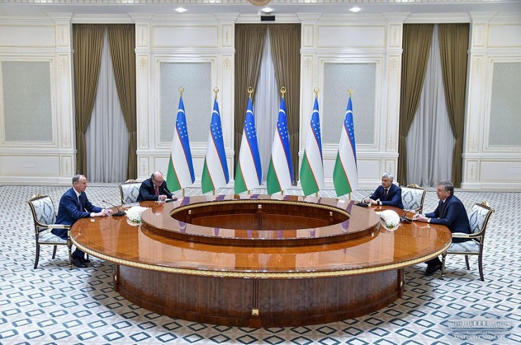 THE PRESIDENT RECEIVES SECRETARY OF RUSSIA’S SECURITY COUNCIL