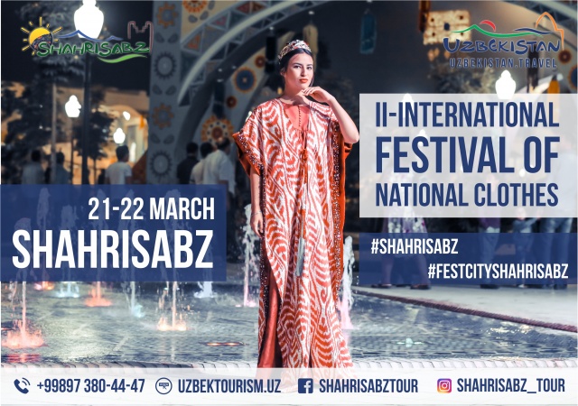 SHAHRISABZ TO HOST INTERNATIONAL FESTIVAL OF NATIONAL CLOTHES