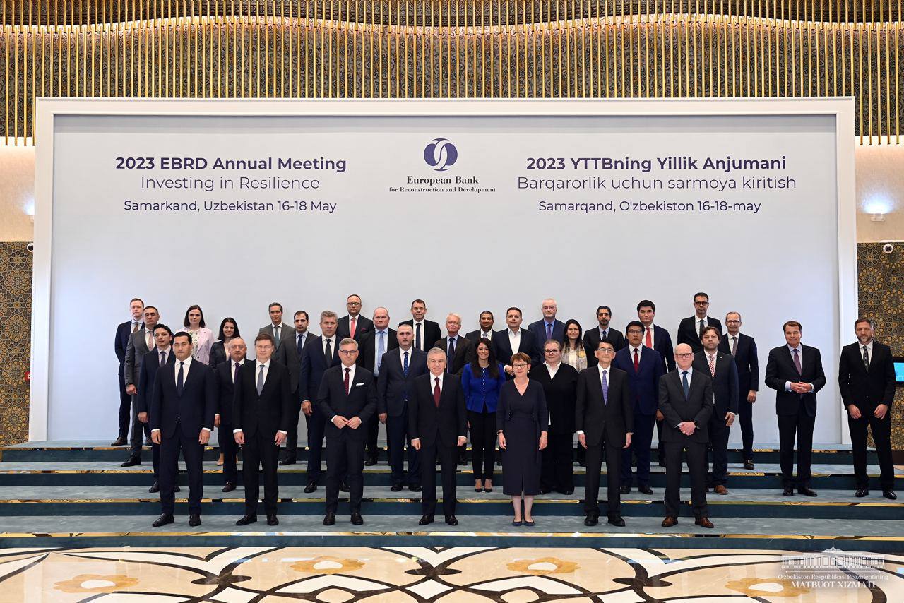 Address by the President of the Republic of Uzbekistan Shavkat Mirziyoyev at the meeting of the Board of Governors of the European Bank for Reconstruction and Development
