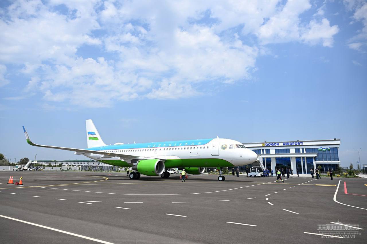 Kokand Airport Welcomes Large Aircraft for the First Time