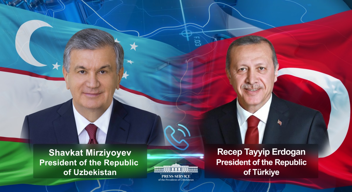 Leaders of Uzbekistan and Turkiye Hold a Phone Conversation