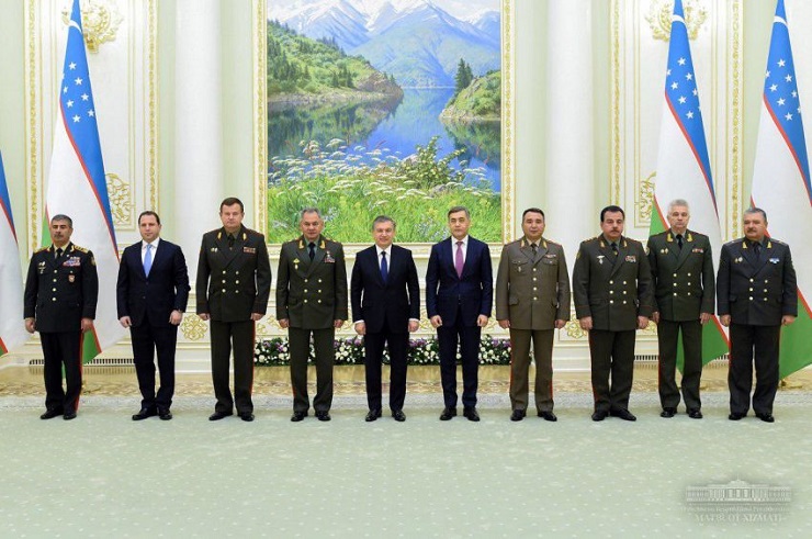 PRESIDENT OF THE REPUBLIC OF UZBEKISTAN MET WITH CIS MEMBER STATES’ DEFENSE DEPARTMENTS’ HEADS