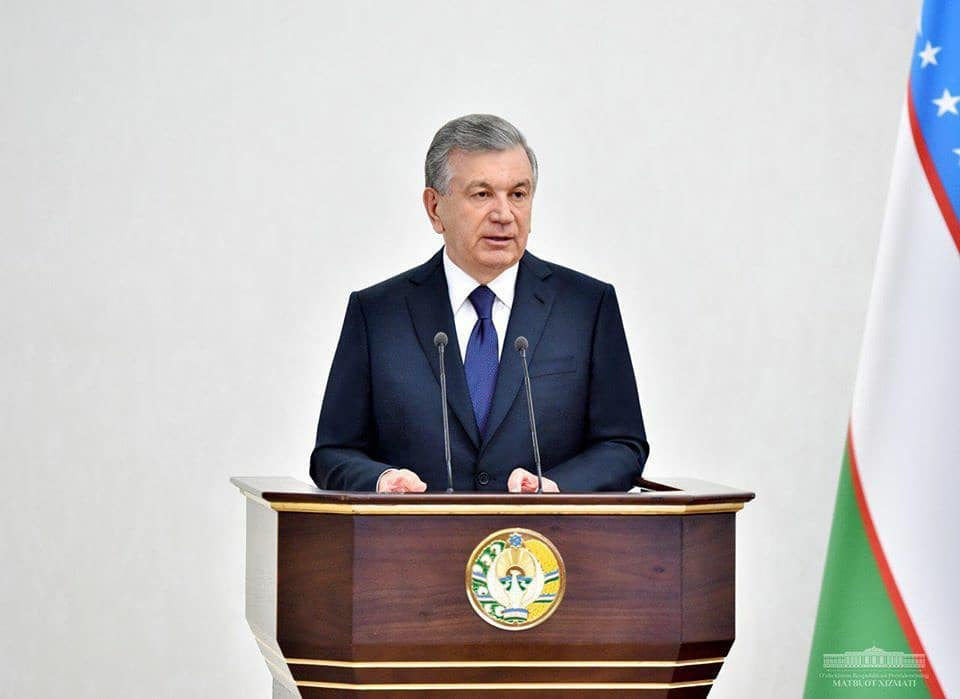 Videoconference of the President of the Republic of Uzbekistan Shavkat Mirziyoyev on the efforts to combat the coronavirus infection and on the disasters in Bukhara and Syrdarya regions.