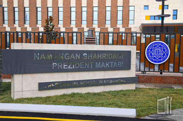 PRESIDENTIAL SCHOOL OPENS IN NAMANGAN