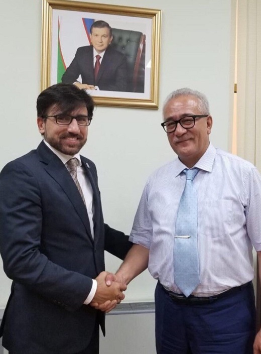 ISMATULLA IRGASHEV MEETS WITH THE DIRECTOR OF THE CENTER FOR AFGHANISTAN STUDIES
