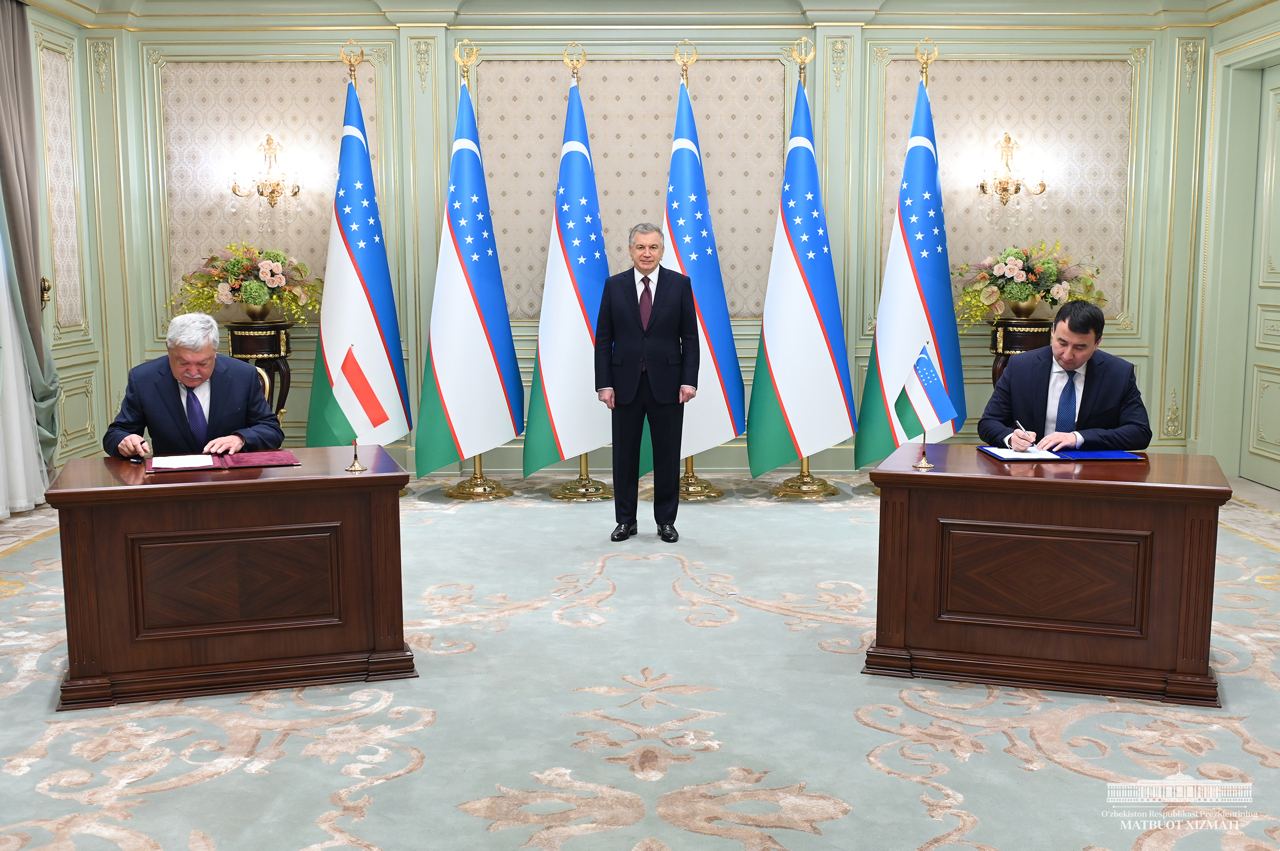In the presence of the President of Uzbekistan, the signing ceremony of the Agreement on the acquisition of the state share of Ipoteka Bank by OTP Bank took place