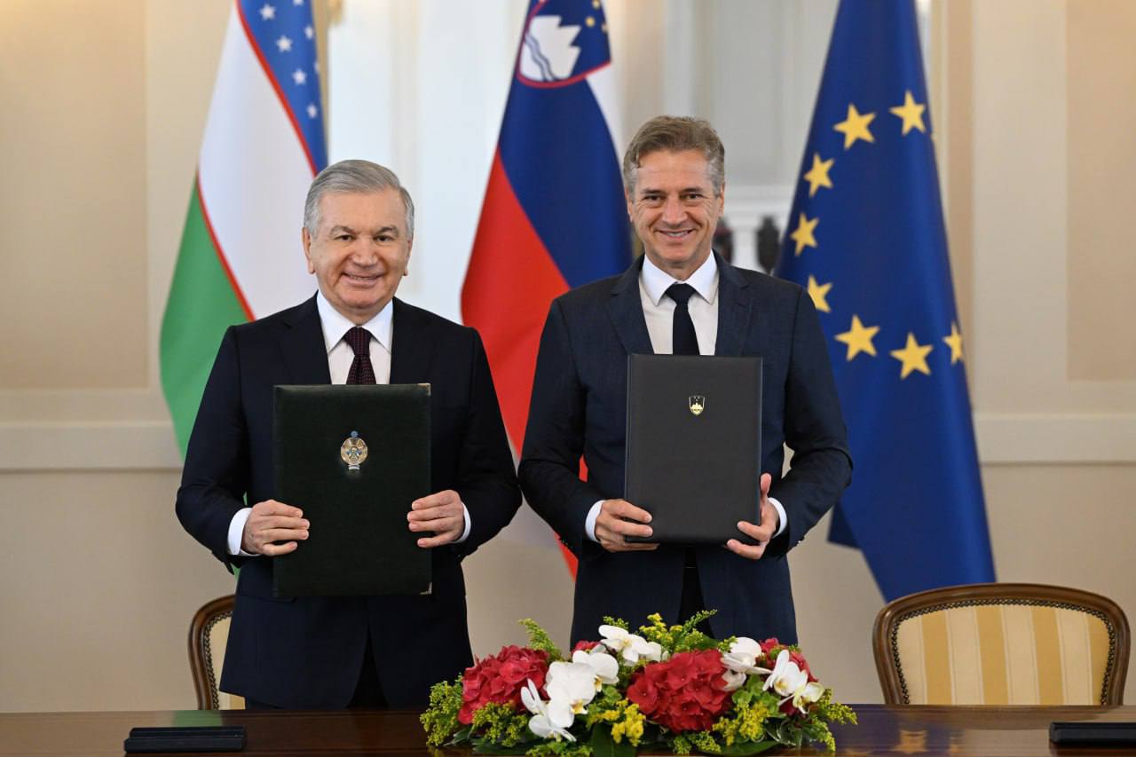 A solid package of documents signed between Uzbekistan and Slovenia