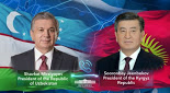 Presidents of Uzbekistan and Kyrgyzstan talk over the phone