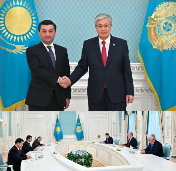 The President of Kazakhstan receives the Minister of Foreign Affairs of Uzbekistan