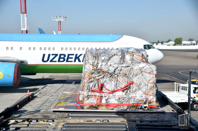 Humanitarian aid from Germany to Uzbekistan