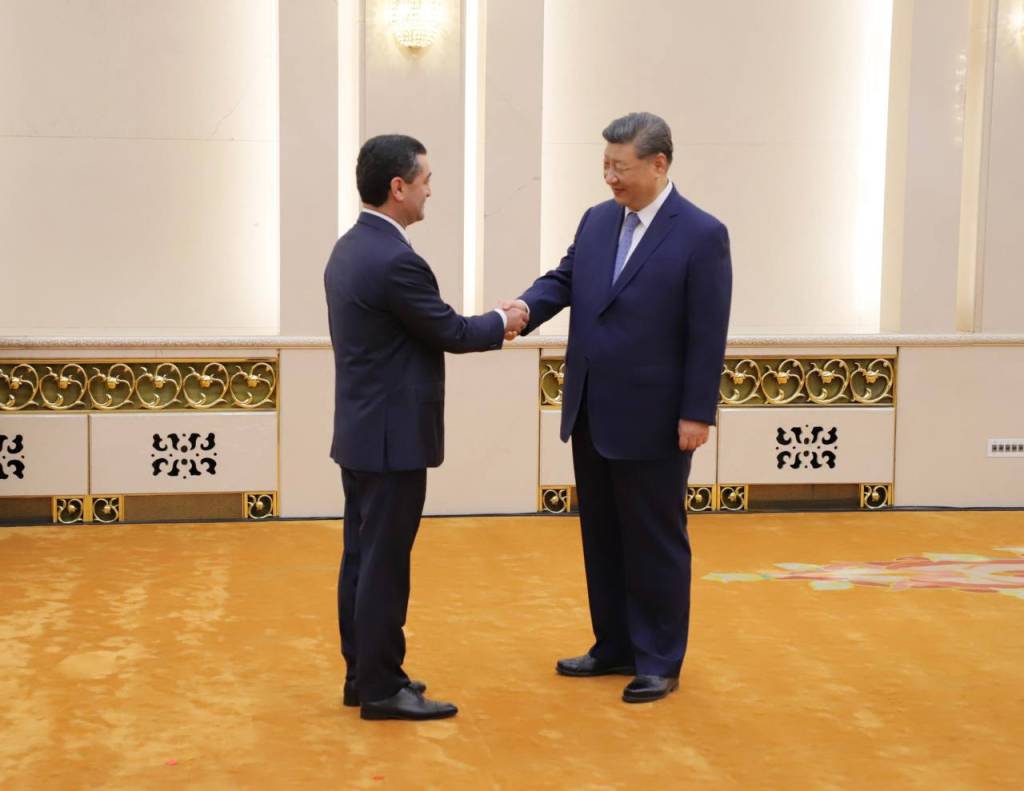 Meeting between Bakhtiyor Saidov and Xi Jinping