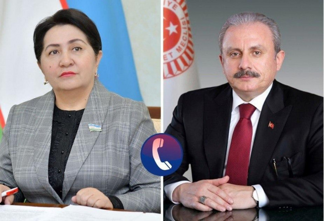 Leaders of Uzbekistan and Turkey parliaments talk over the phone