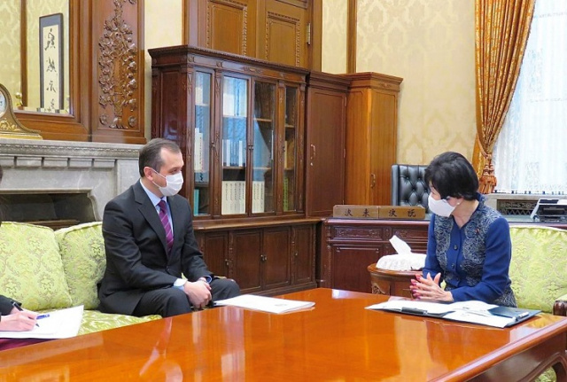 Meeting with the President of the House of Councillors of Japan’s Parliament