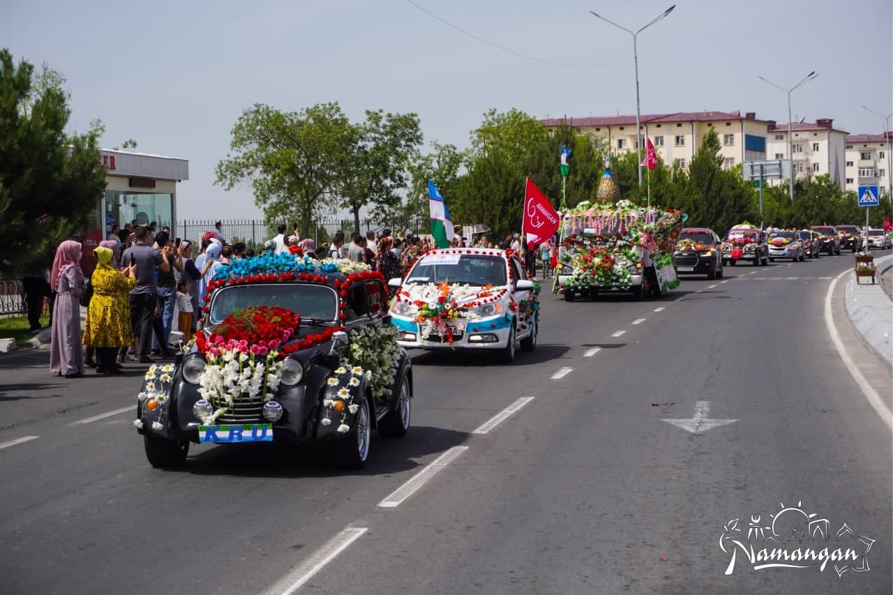 В Намангане с 23 по 31 мая проходит 60-й Международный фестиваль цветов «Flowers Festival-2021»