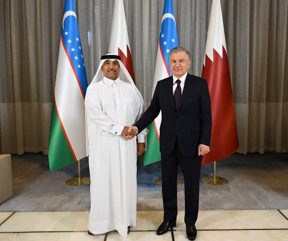 O'zbekiston Prezidenti Doha shahrida Qatarning yetakchi energetika korporatsiyasi rahbarini qabul qildi