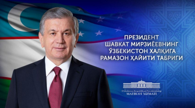 President congratulates people of Uzbekistan on Ramadan Hayit
