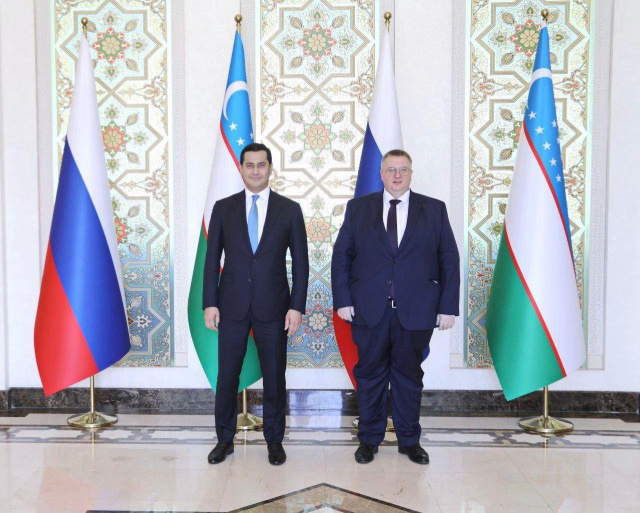 Sardor Umurzakov meets with Deputy Prime Minister of the Russian Federation