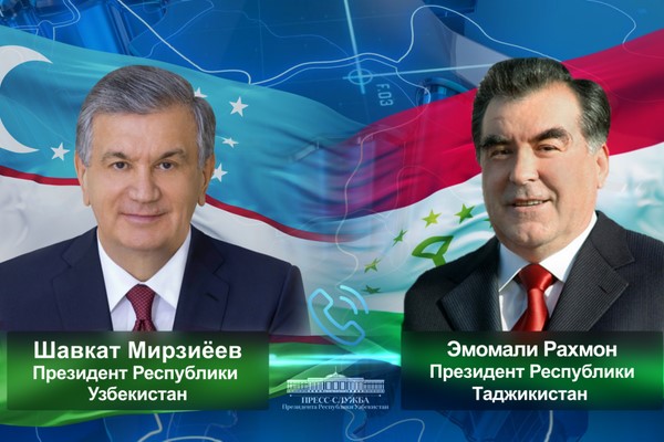 Leaders of Uzbekistan and Tajikistan hold a telephone conversation