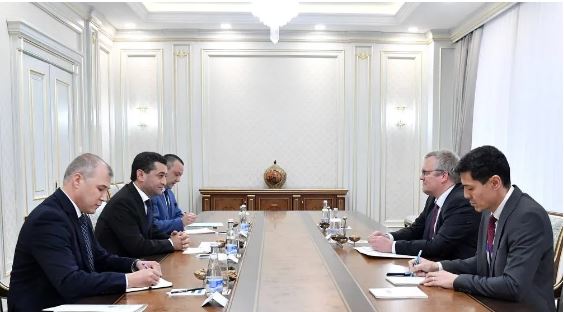 The Minister of Foreign Affairs of Uzbekistan receives Head of the OSCE Project Co-ordinator