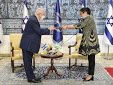 Ambassador of Uzbekistan presents her credentials to the President of Israel
