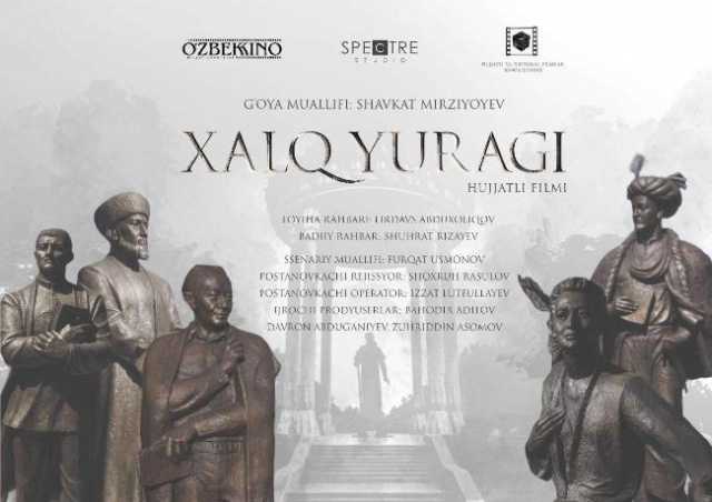 Tashkent shoots a documentary film dedicated to Alley of Litterateurs