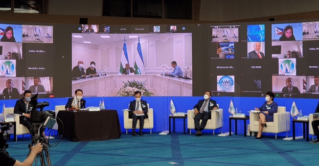Uzbekistan representatives take part in the second general assembly of the Asia National Assembly Water Consultative Board